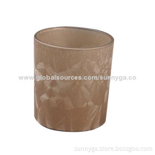 New Arrival Glass Candle Holder with 190mL Capacity